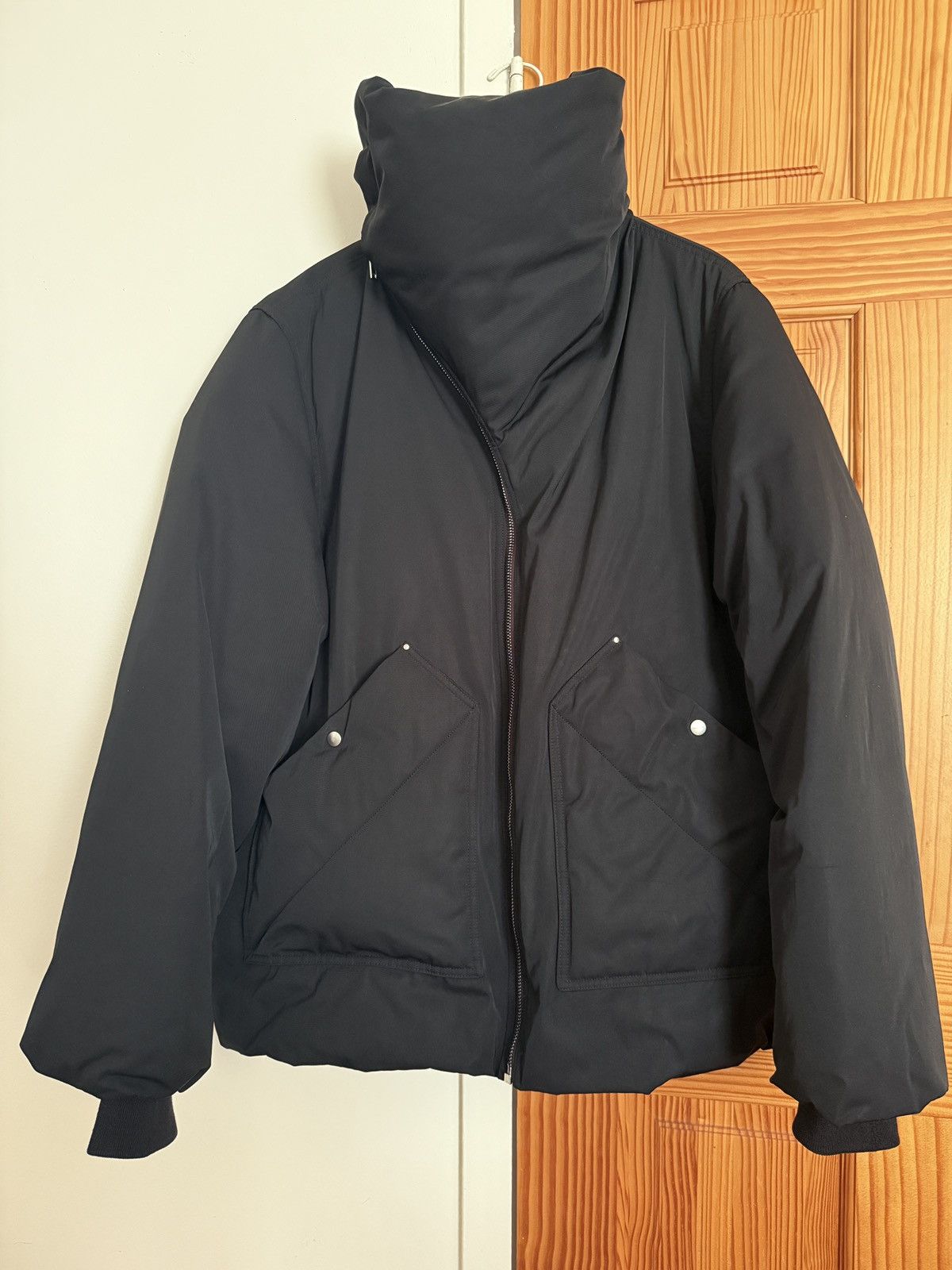 Rick Owens Rick Owens Mountain Duvet Asymmetric Padded Jacket Size US M / EU 48-50 / 2 - 7 Thumbnail