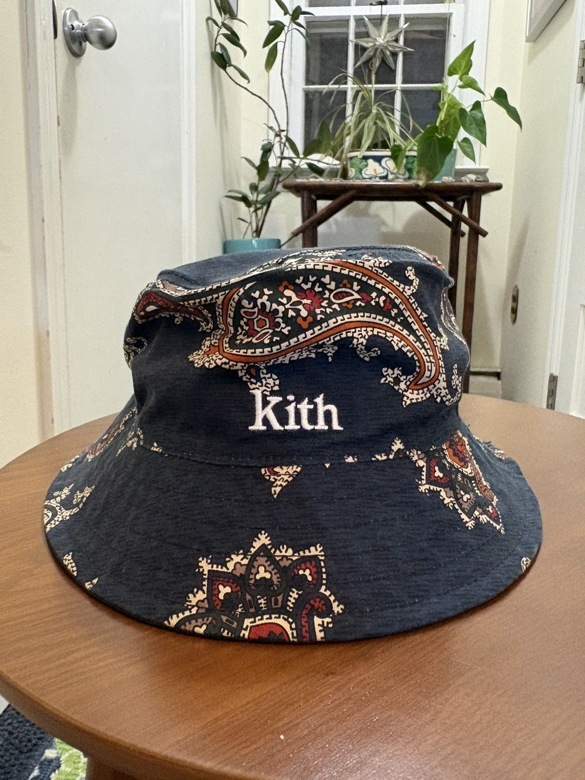 Kith Paisley Bucket Hat Navy