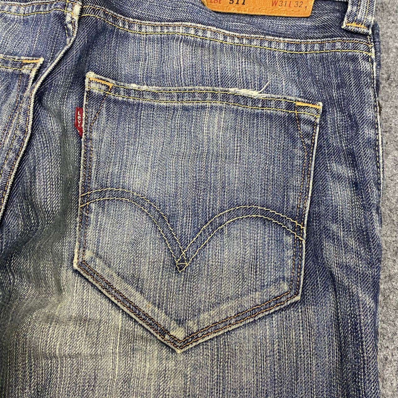 Levi's Vintage Levis 511 Slim Distressed Denim Size US 33 - 12 Thumbnail