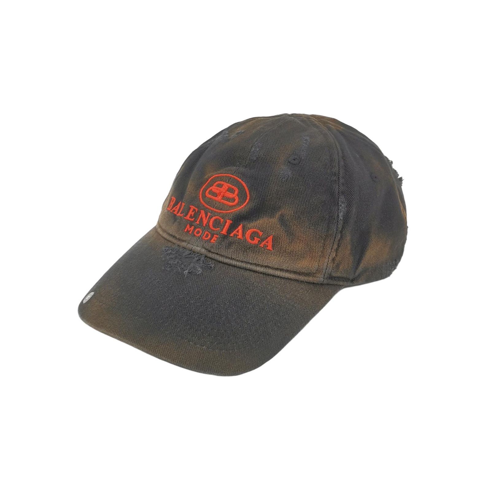 Balenciaga Balenciaga Heavy Piercing Cap Distressed Black (Summer