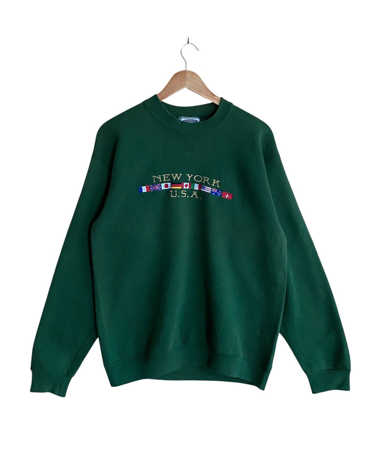 Lee Vintage Brand Lee Made In Usa Sweatshirt 1990s Size US M / EU 48-50 / 2 - 1 Thumbnail