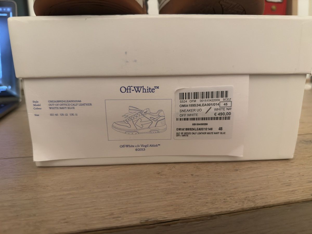 Off-White Off white out of office Size US 12 / EU 45 - 4 Thumbnail