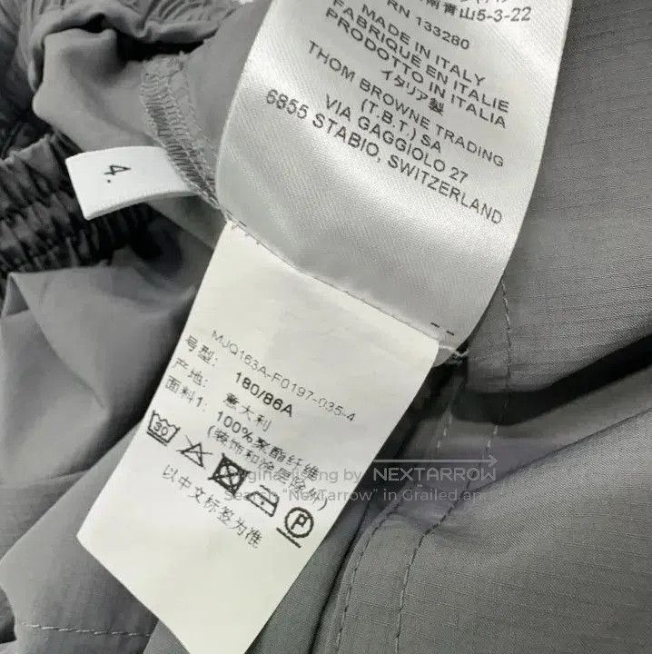 Thom Browne gray hooded wool top by Yohji Yamamoto. Size 30" / US 8 / IT 44 - 2 Thumbnail