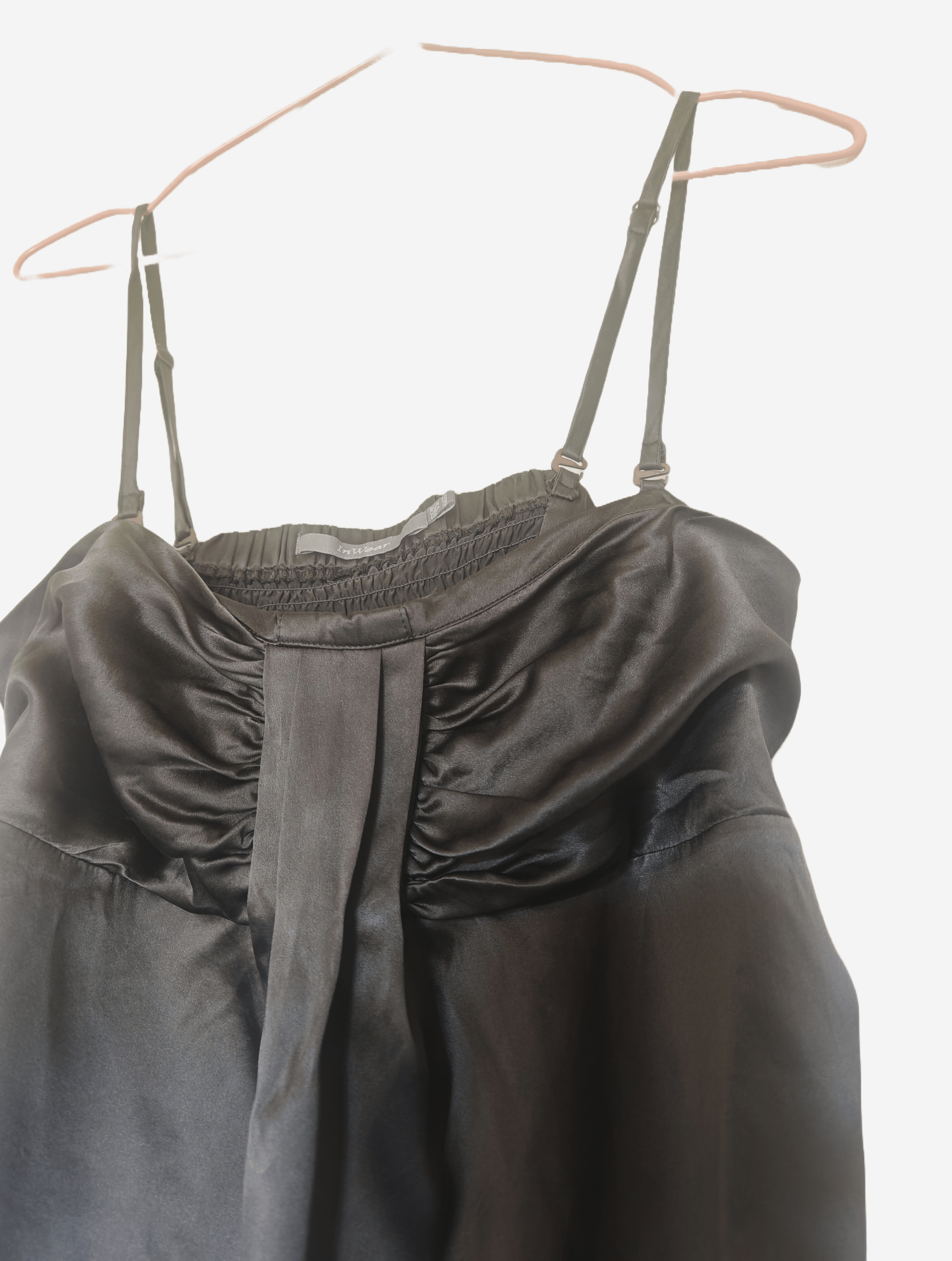 Designer Inwear Silk Cami Tank Top with Adjustable Removable straps. Size L / US 10 / IT 46 - 3 Thumbnail