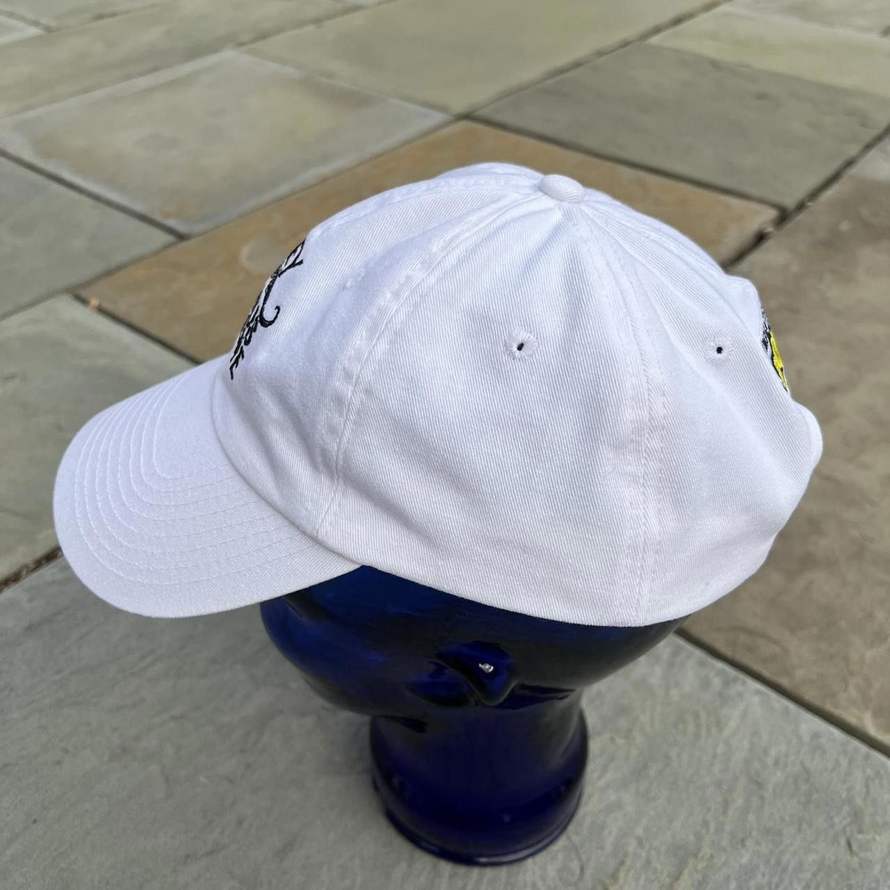 Other Impractical Jokers Hey MousTache White Strapback Dad Hat Size ONE SIZE - 4 Thumbnail