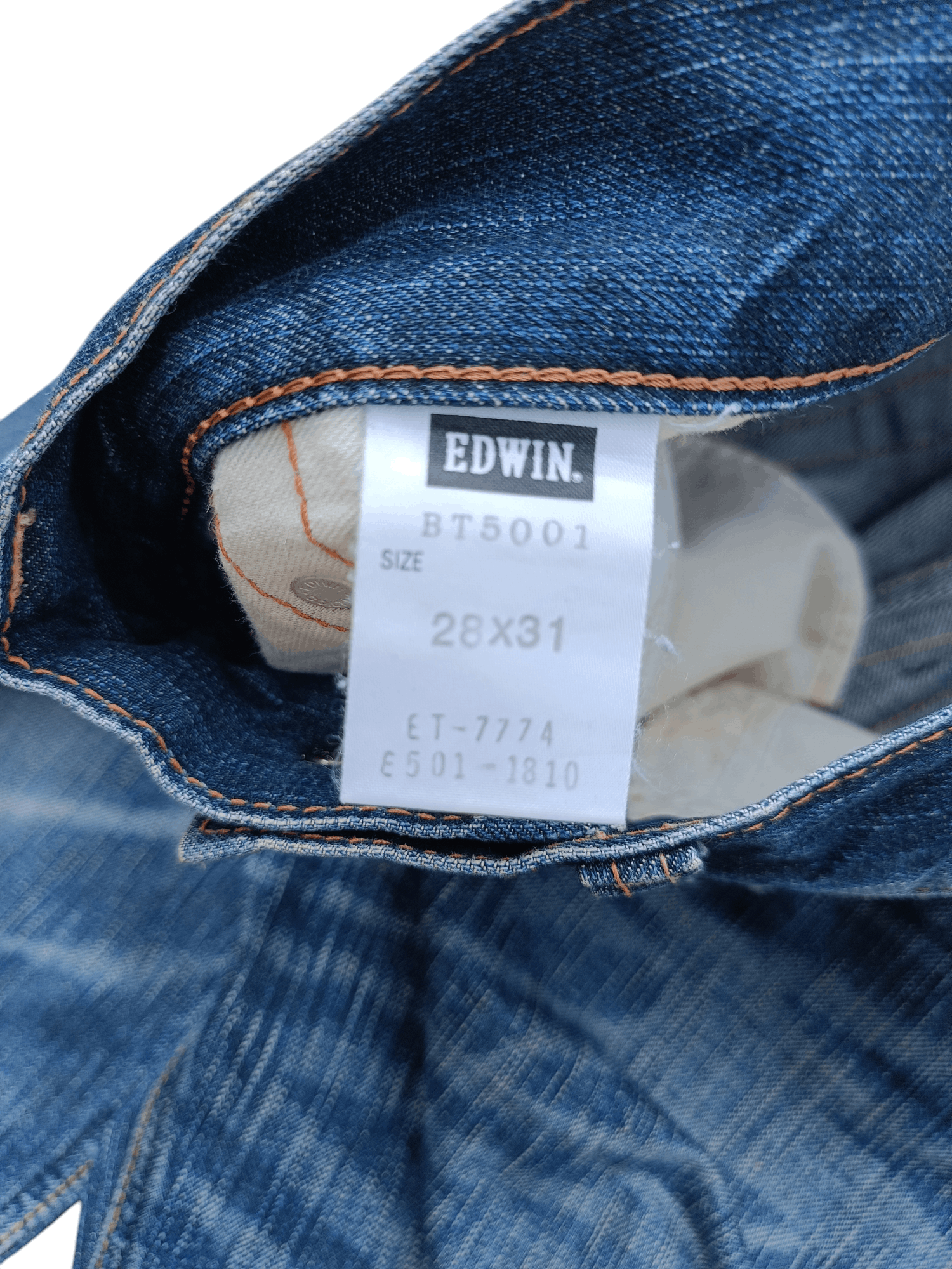 Edwin FLARED 90s Edwin 503 Flare BlueTrip Whiskers Faded Jeans Size US 32 / EU 48 - 6 Thumbnail