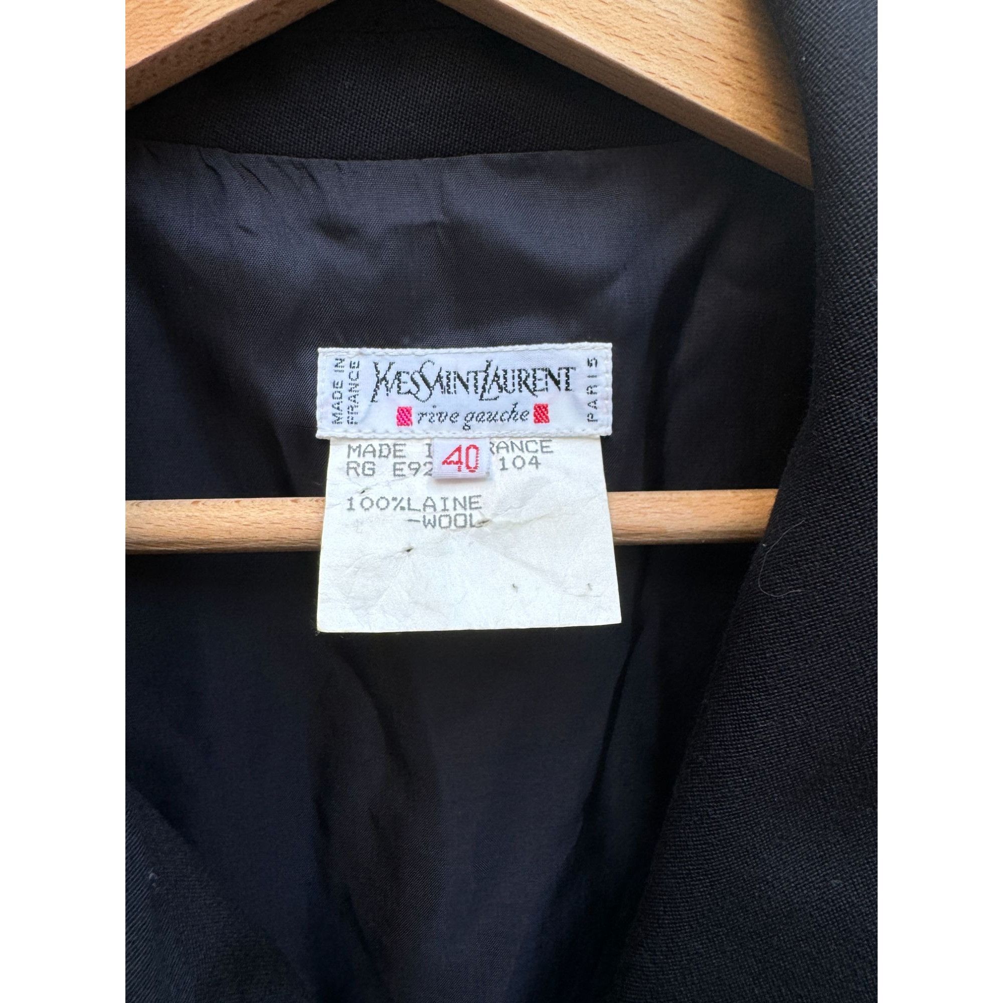 Yves Saint Laurent Été 1992 Navy Dress Size M / US 6-8 / IT 42-44 - 7 Thumbnail