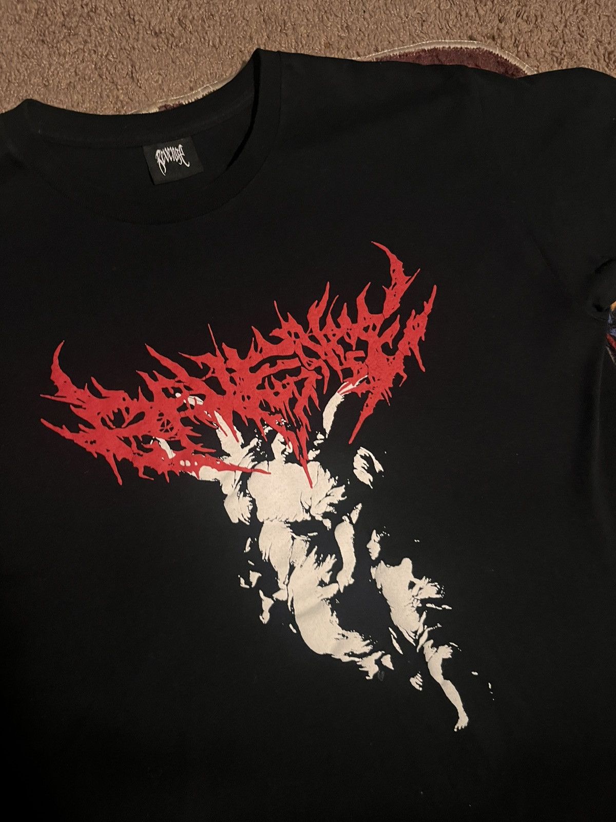 Revenge Revenge Guardian Angel Black Tee Size US L / EU 52-54 / 3 - 2 Thumbnail