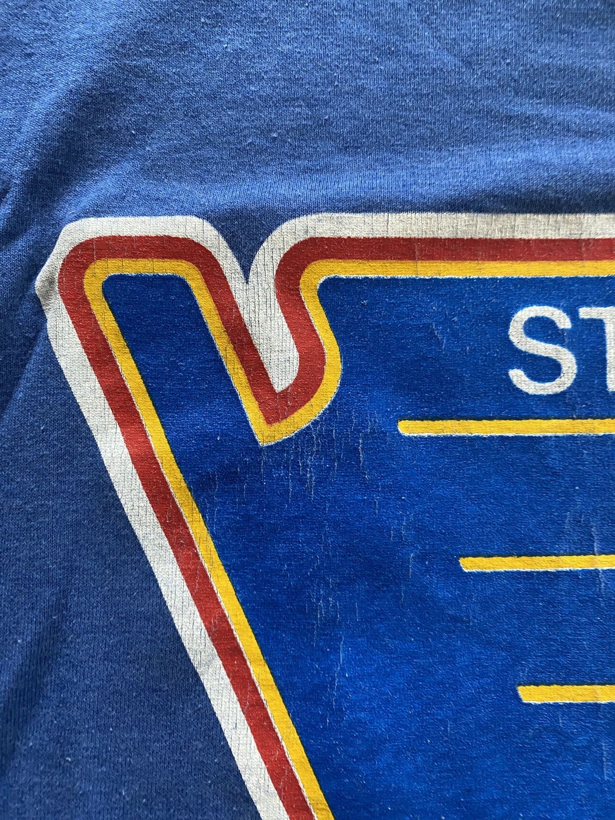 NHL Vintage 80’s St. Louis Blues Single Stitch Screen Stars Tee Size US S / EU 44-46 / 1 - 3 Thumbnail