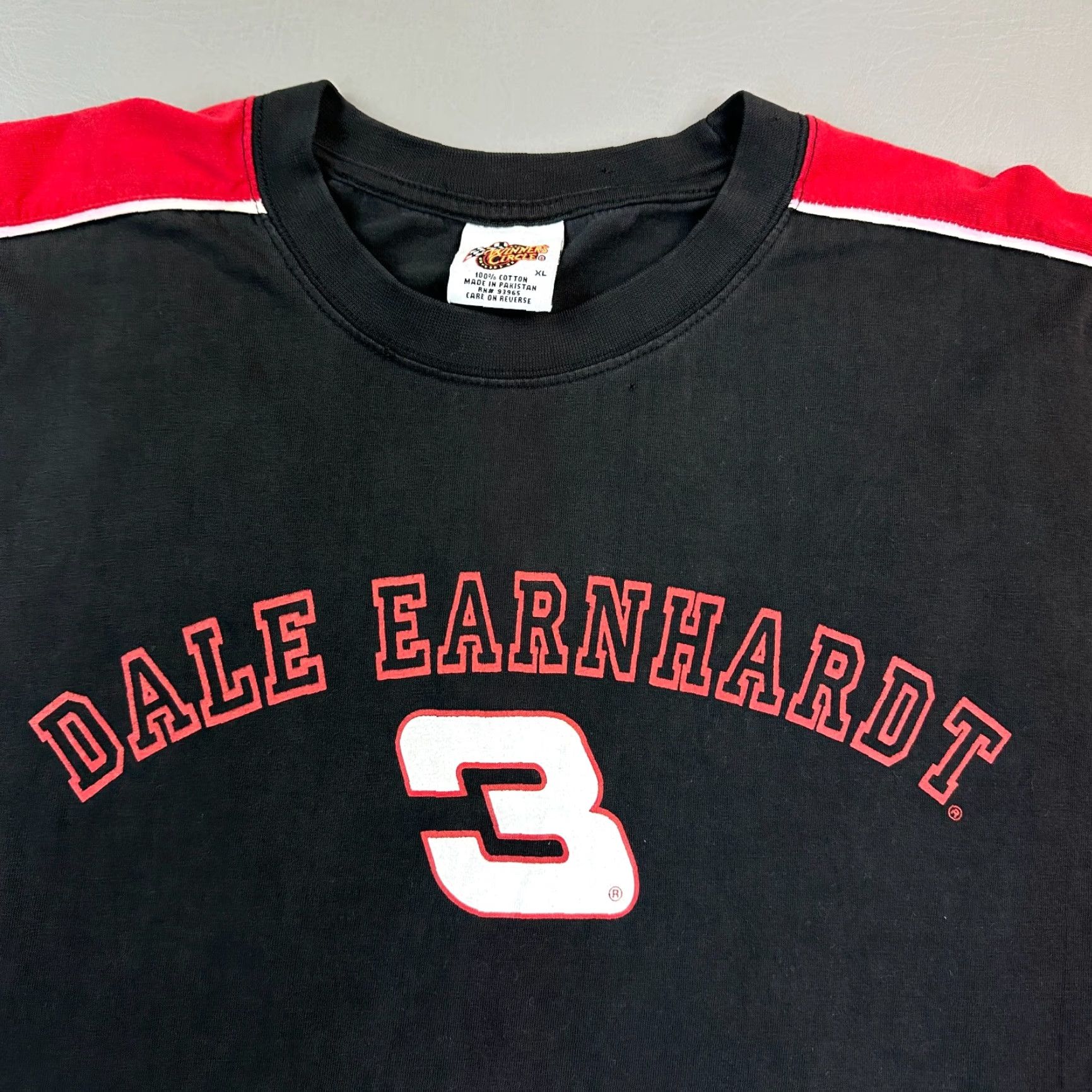 NASCAR VINTAGE Winners Circle NASCAR Shirt Mens XL Black Red Dale Earnhardt Senior #3 Long Sleeve Y2K Size US XL / EU 56 / 4 - 3 Thumbnail