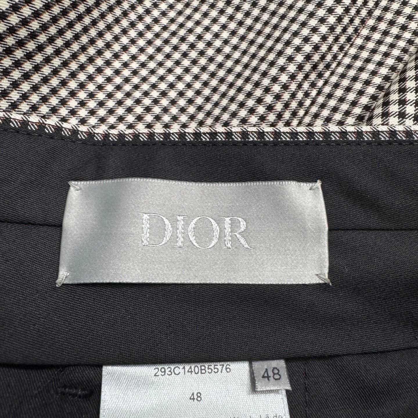 Dior Dior Plaid Wool Casual Pants 48 New Size US 32 / EU 48 - 2 Thumbnail