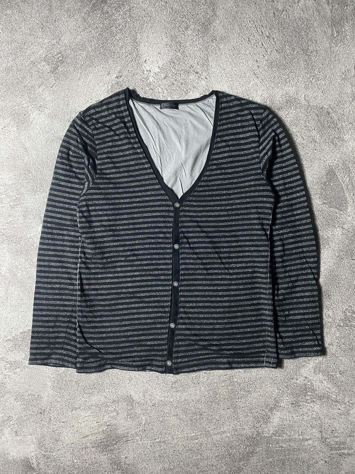If Six Was Nine × Le Grande Bleu (L.G.B.) Contribe Japan Gothic Double Layer Cardigan Size US L / EU 52-54 / 3 - 1 Thumbnail
