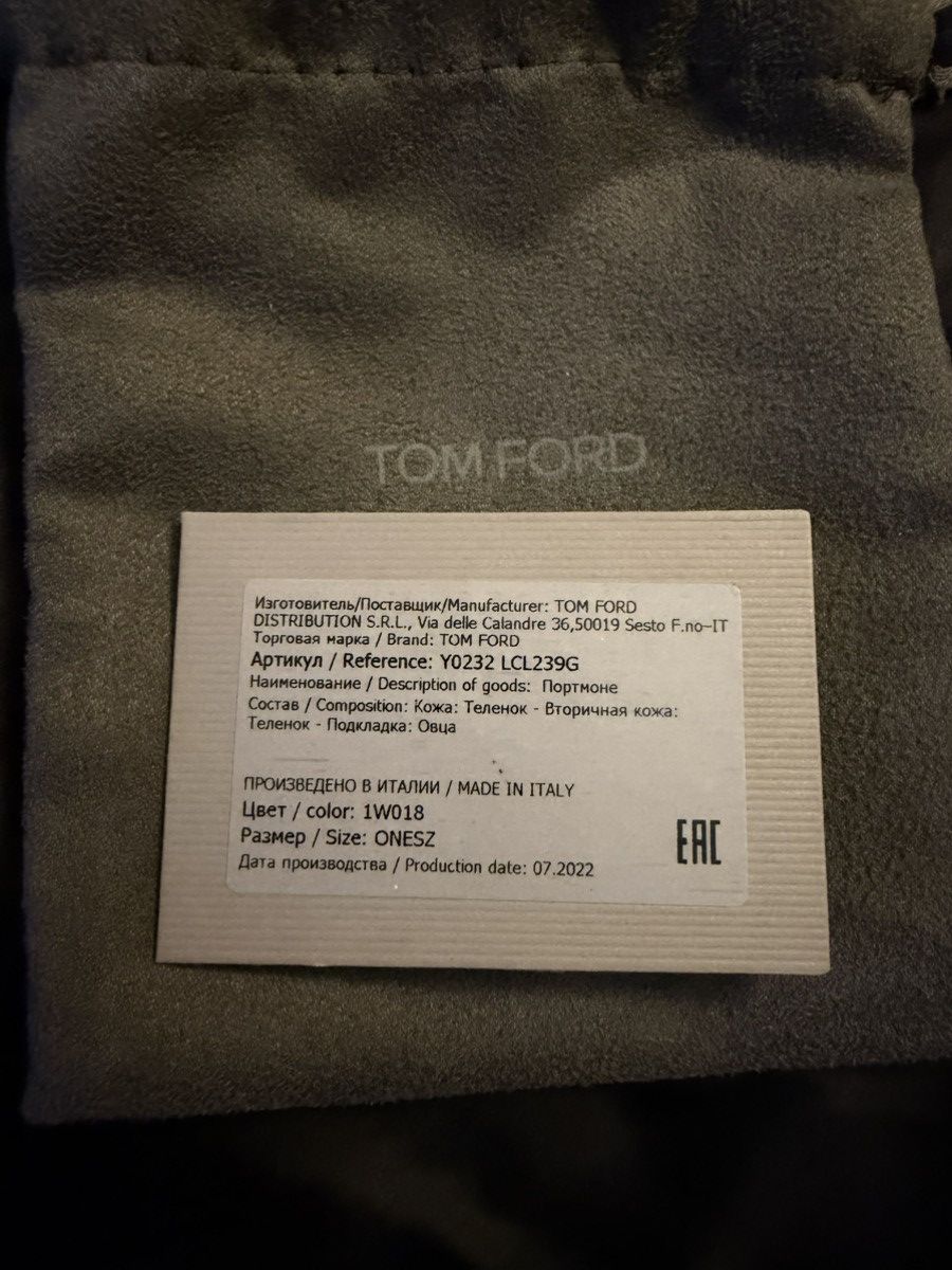 Tom Ford Tom Ford T-line card holder Size ONE SIZE - 3 Thumbnail