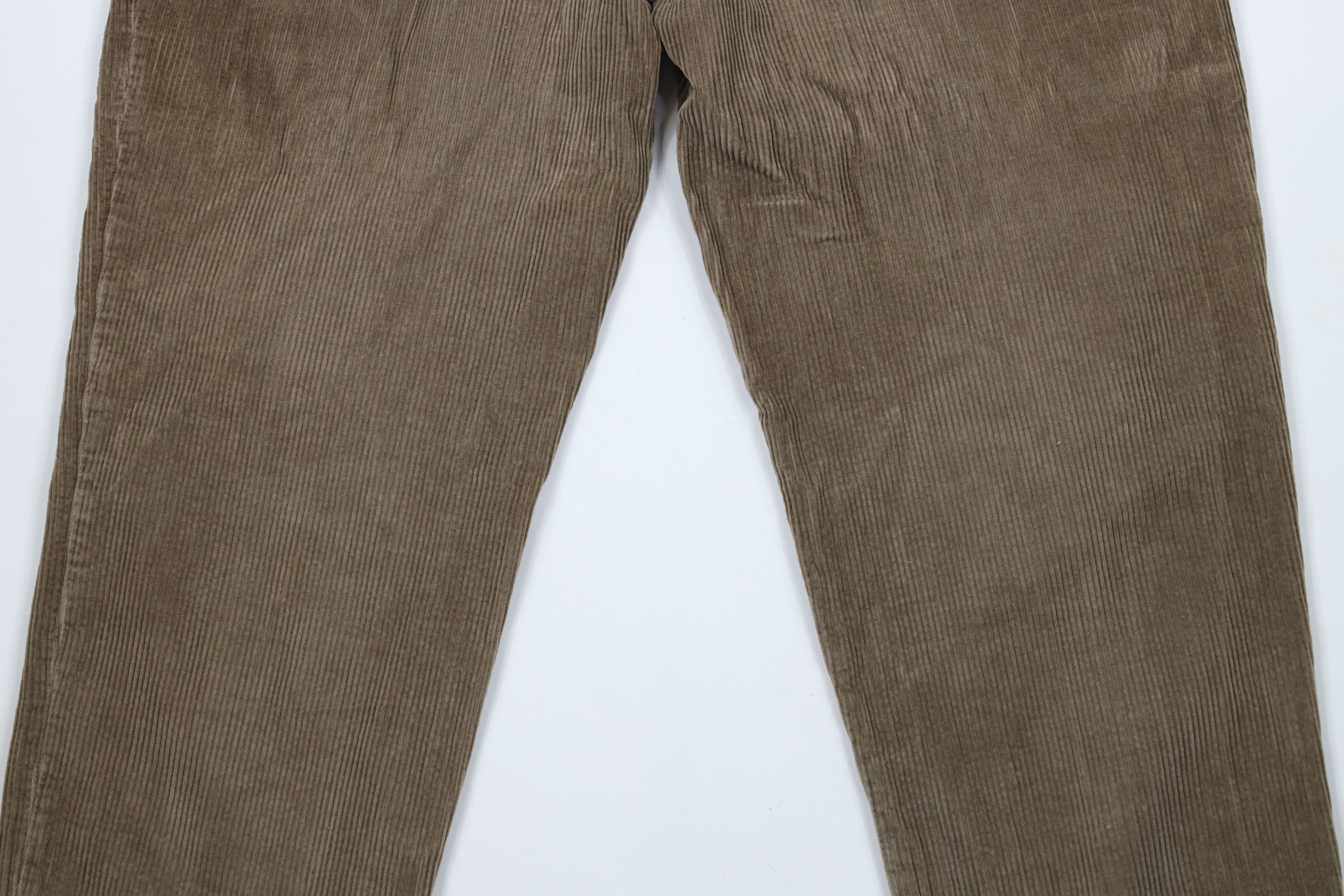 Vintage Vintage 90s Streetwear Pleated Wide Leg Corduroy Chino Pants Size US 34 / EU 50 - 12 Thumbnail