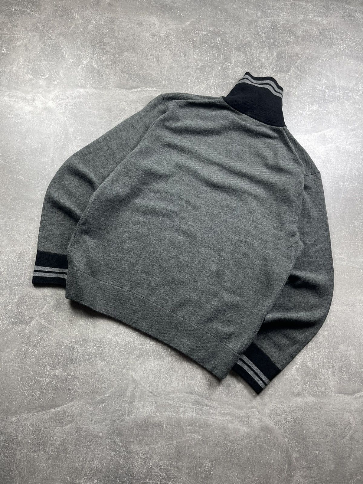 JW Anderson × Uniqlo Uniqlo x JW Anderson Half Zip Knit Sweater Gray Black Size US XL / EU 56 / 4 - 9 Thumbnail
