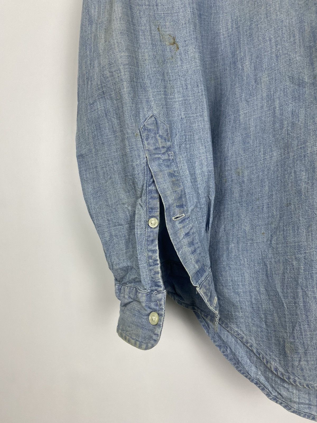 Polo Ralph Lauren × Ralph Lauren × Vintage Vintage Ralph Lauren button up denim Size US L / EU 52-54 / 3 - 8 Thumbnail