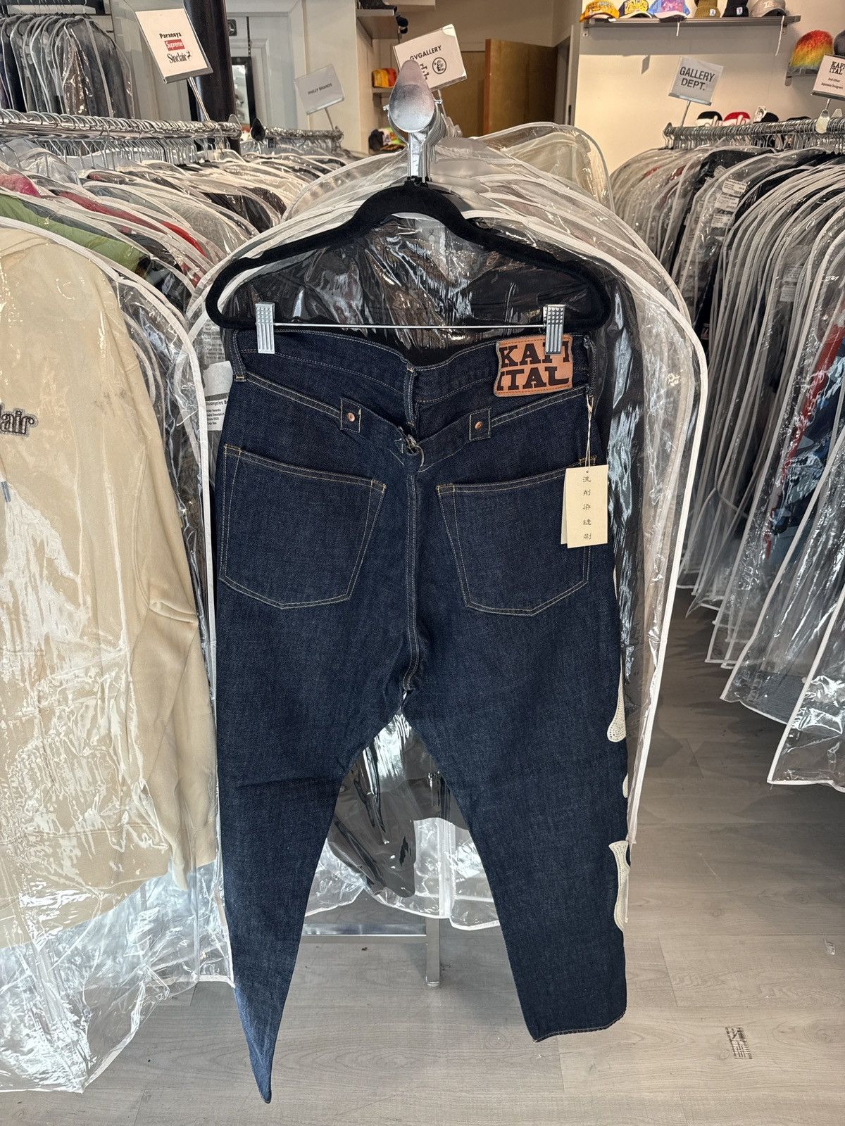 Kapital Kapital Bones Denim Jeans Blue Size US 34 / EU 50 - 2 Thumbnail
