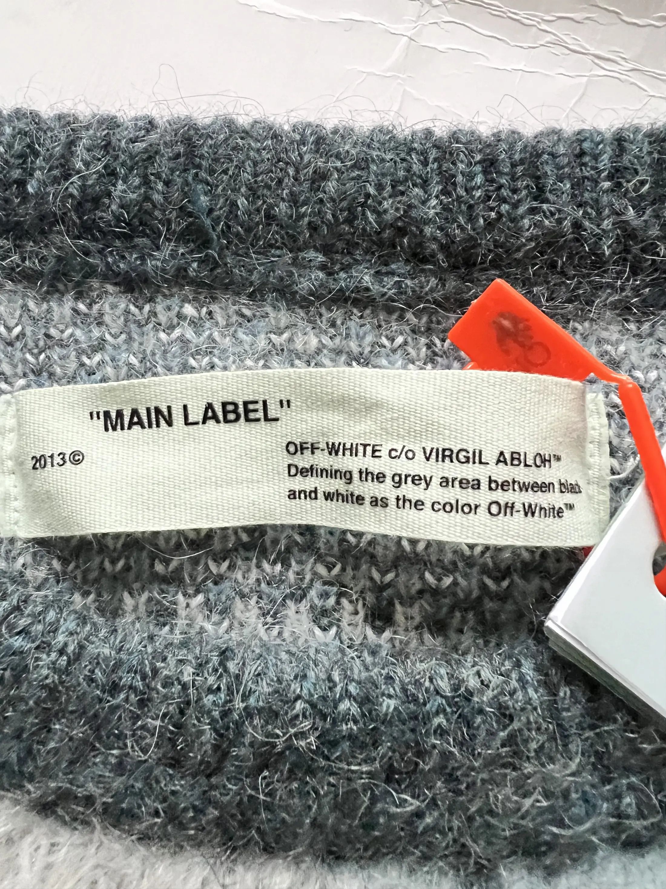 Off-White Off-white Fringe Knit Watercolor Mohair Size S / US 4 / IT 40 - 9 Thumbnail