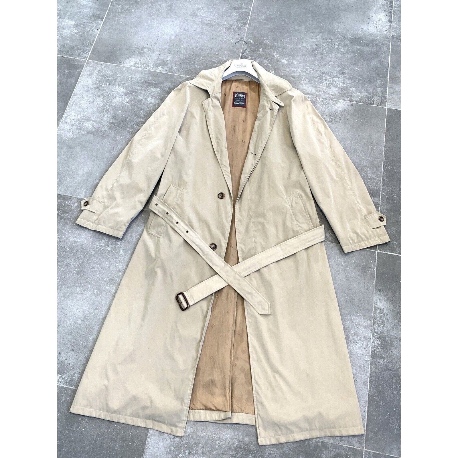 Herno × Vintage Men's HERNO Trench Coat Formal Jacket Mac Size EU 50 - 52 L Size US L / EU 52-54 / 3 - 1 Thumbnail
