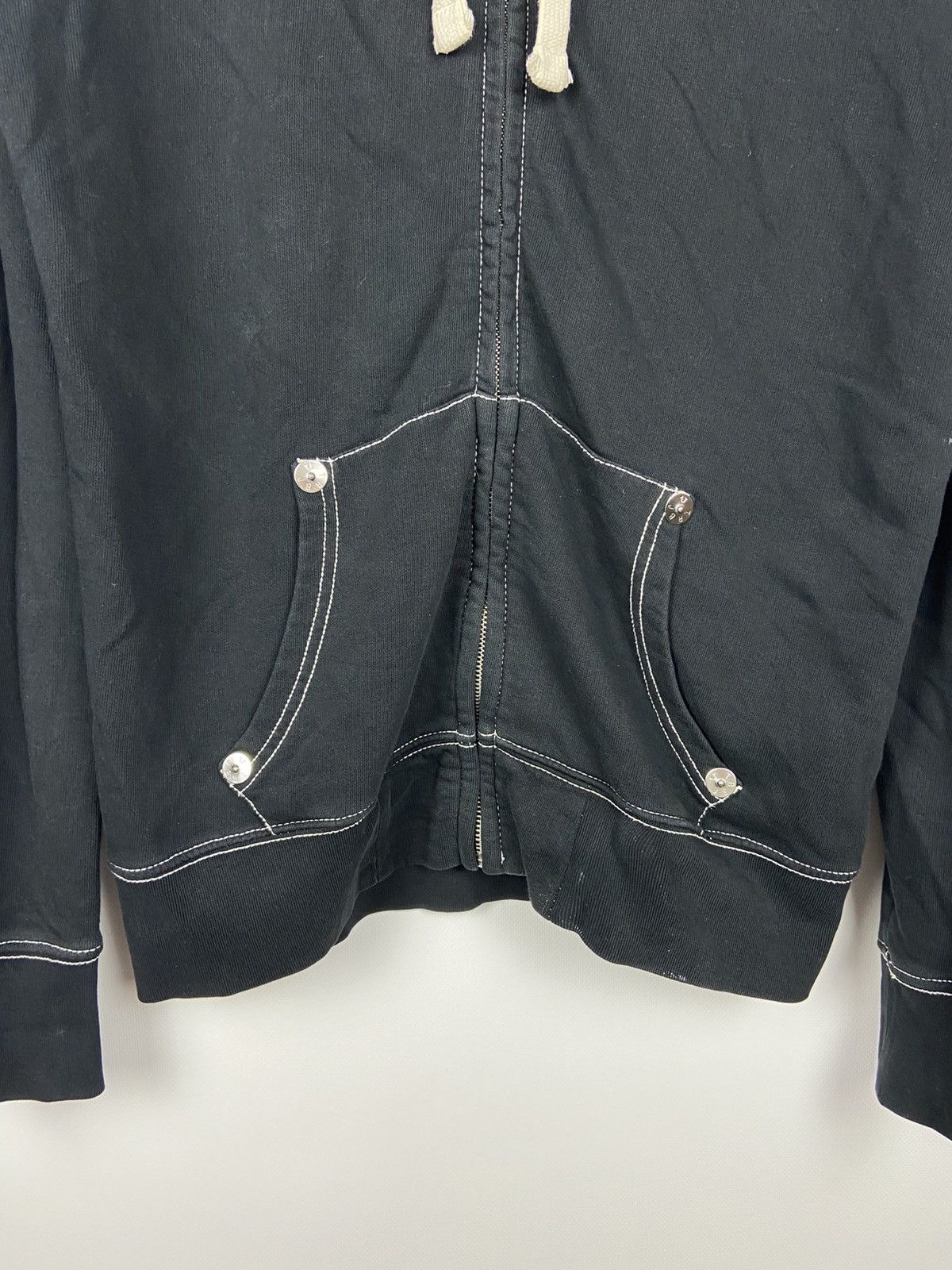True Religion True Religion Black Zip Hoodie Hooded Y2k Buddha Big Logo Size US S / EU 44-46 / 1 - 7 Thumbnail
