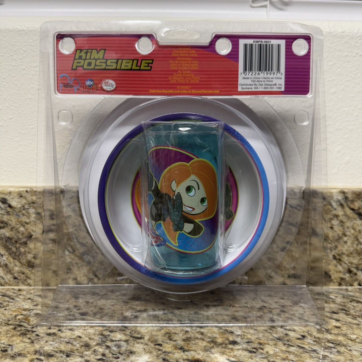 Disney × Vintage Disney Kim Possible 3-Piece Dinnerware Set Plate Bowl Cup Size ONE SIZE - 2 Thumbnail