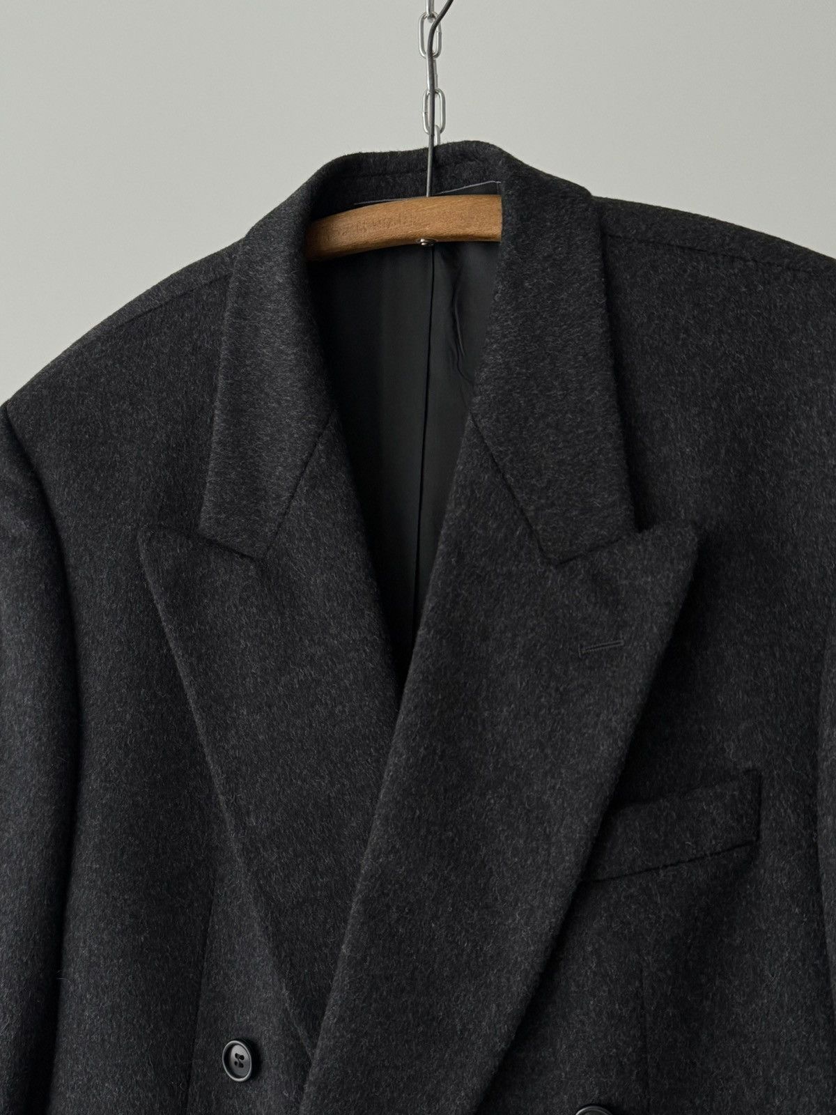 Valentino Vintage Valentino Double Breasted Wool Blazer Jacket Size 48R - 3 Thumbnail