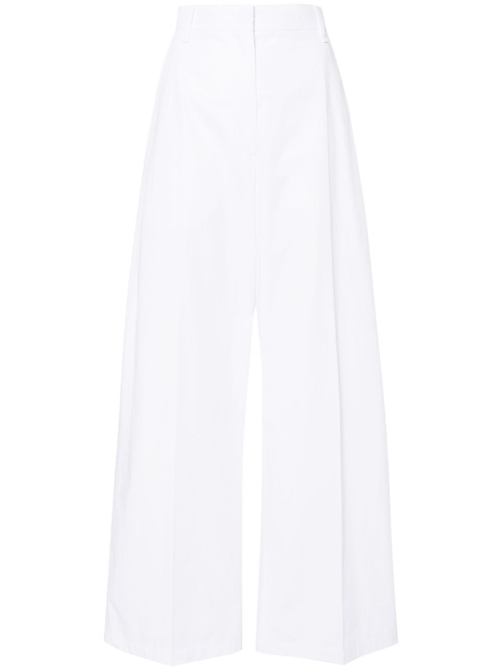 Sportmax WIDE-LEG COTTON TROUSERS Size 27" / US 4 / IT 40 - 1 Thumbnail