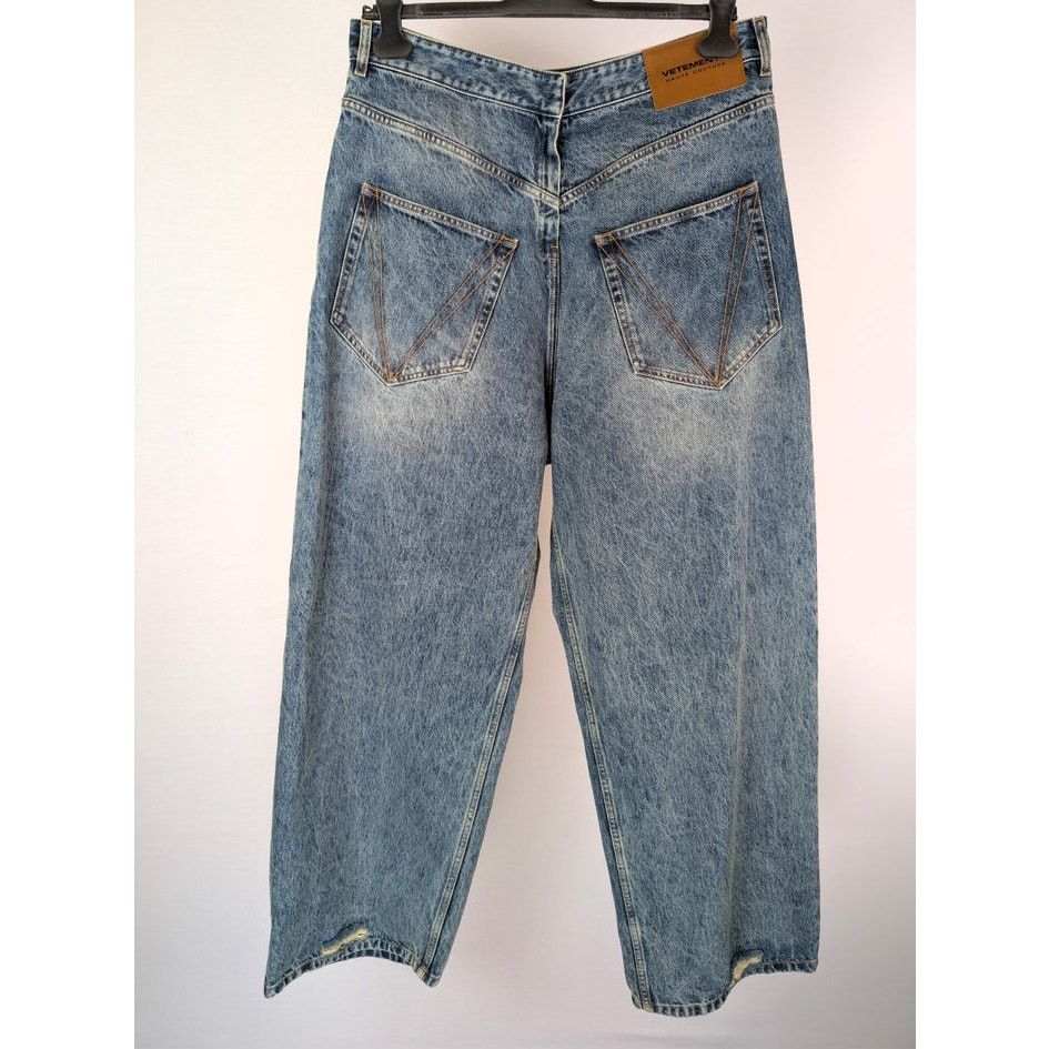 Vetements o1rshd1 Denim Jeans in Indigo Blue Size US 34 / EU 50 - 9 Thumbnail