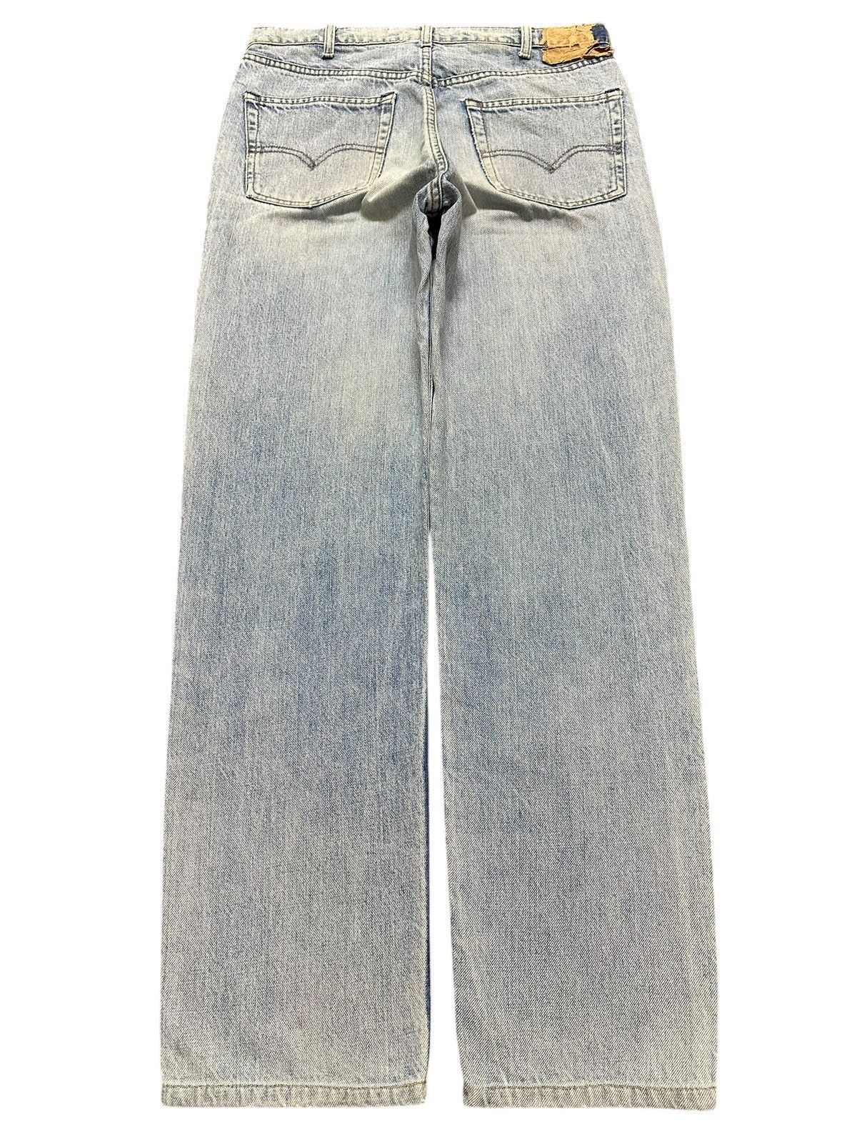 Levi's Vintage 90s Levis 503 Light Blue Faded Wash Distress Jeans Size US 31 - 2 Thumbnail