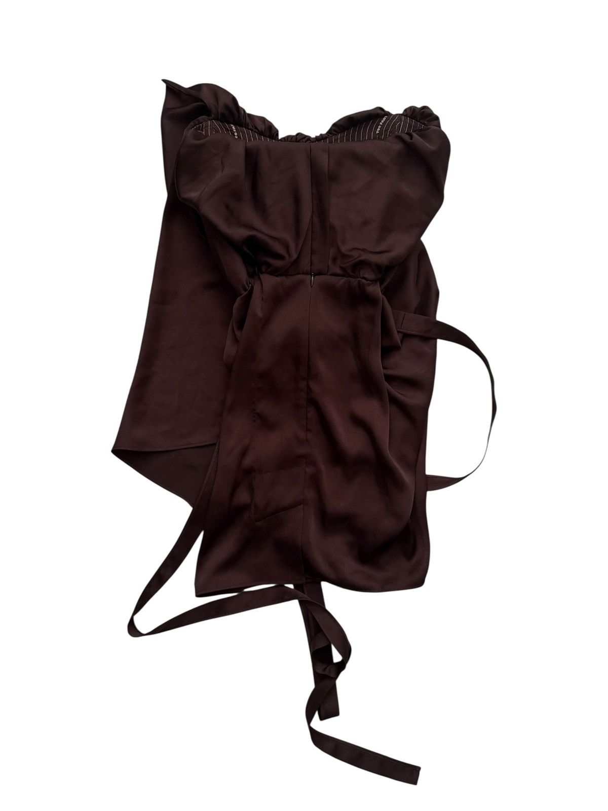 Vivienne Westwood $2,600 Corset Bustier Susana Dress Brown Satin Size S / US 4 / IT 40 - 11 Thumbnail