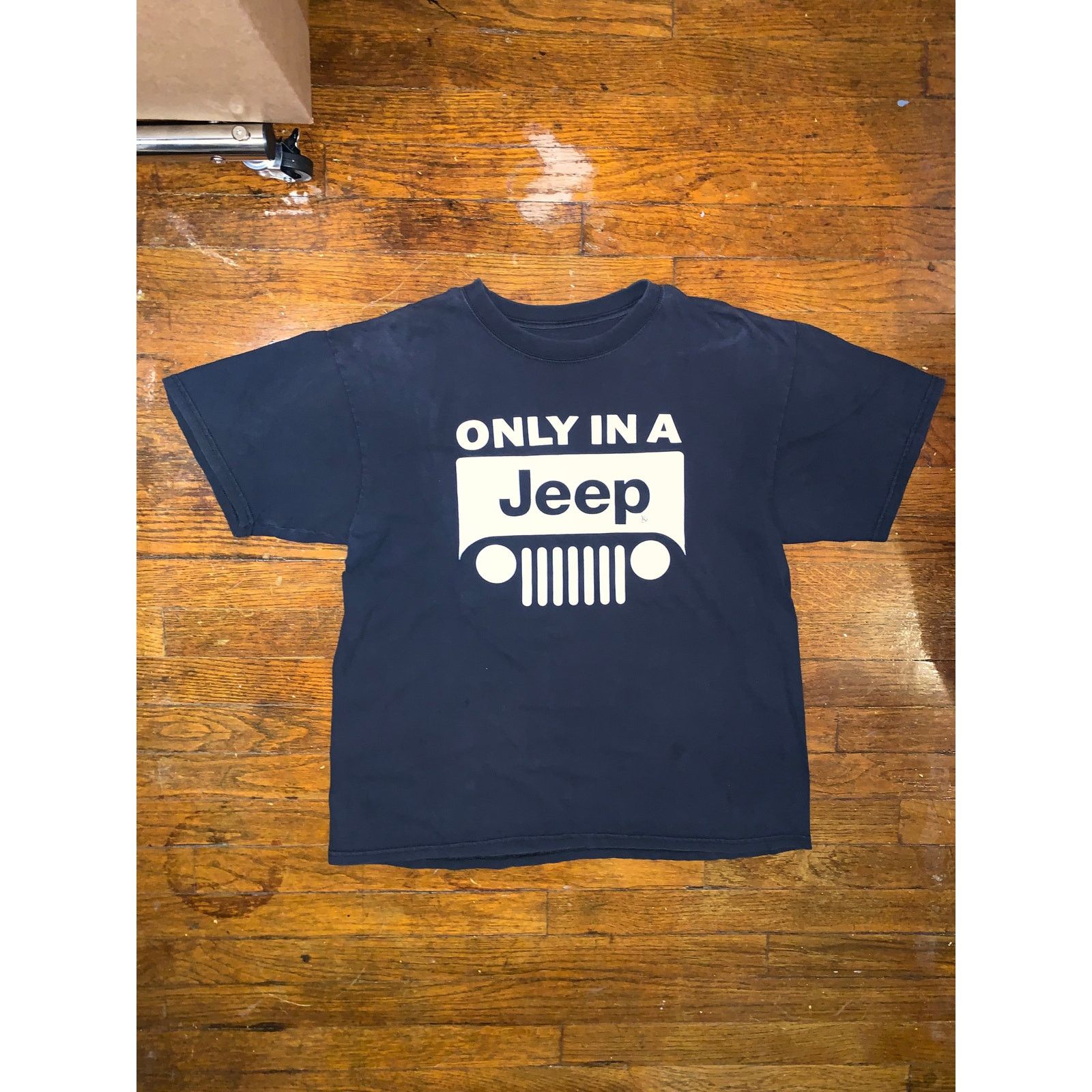 Jeep Only in a Jeep Graphic T-Shirt Black Mens M Classic Logo Size US M / EU 48-50 / 2 - 2 Thumbnail