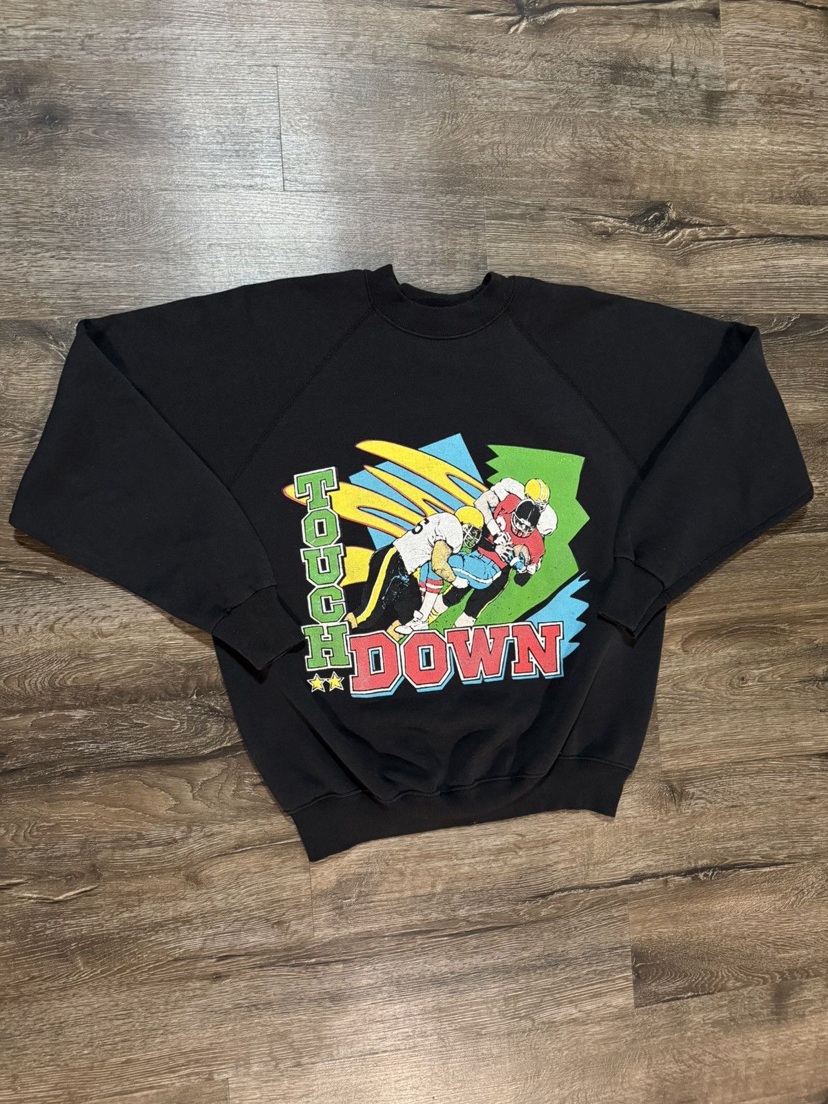 Vintage Vintage Touch Down Graphic Sweatshirt/Crewneck Size US XL / EU 56 / 4 - 1 Thumbnail