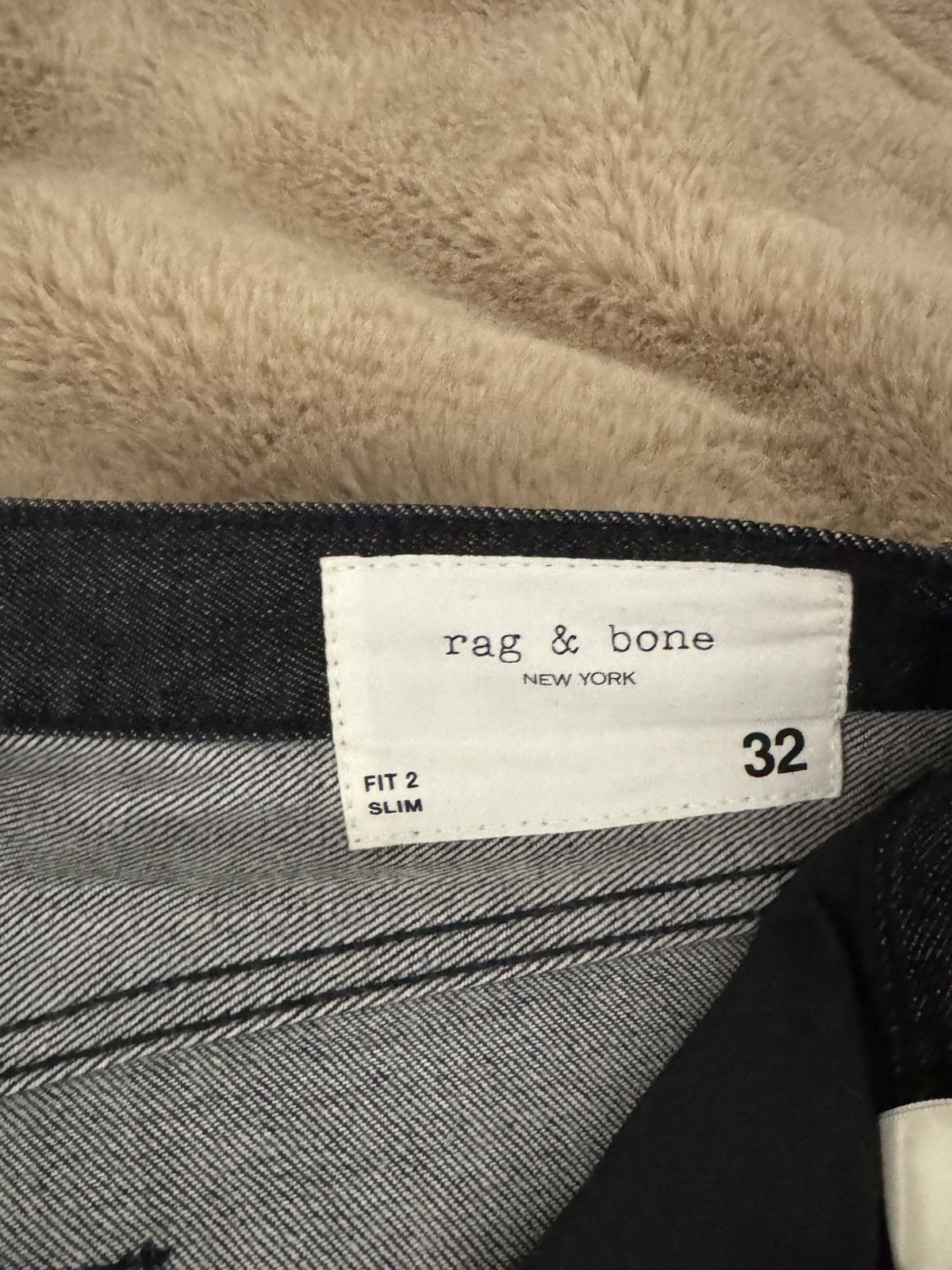 Rag & Bone (Last call!) Rag & Bone - Very Dark Grey Denim Jeans Size US 32 / EU 48 - 6 Thumbnail