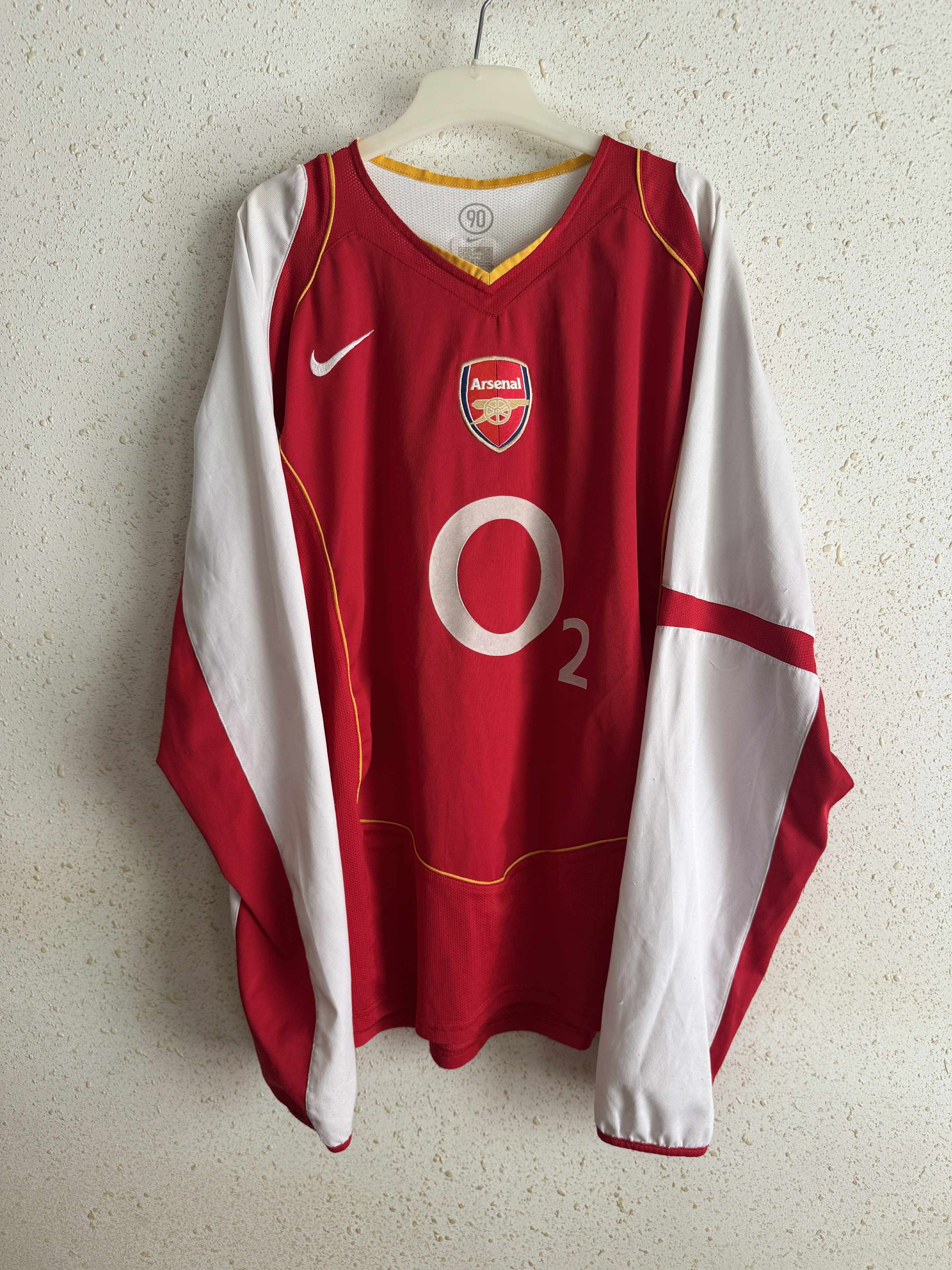 Arsenal 2004/05 Home Shirt Long Sleeves Nike - Henry #14