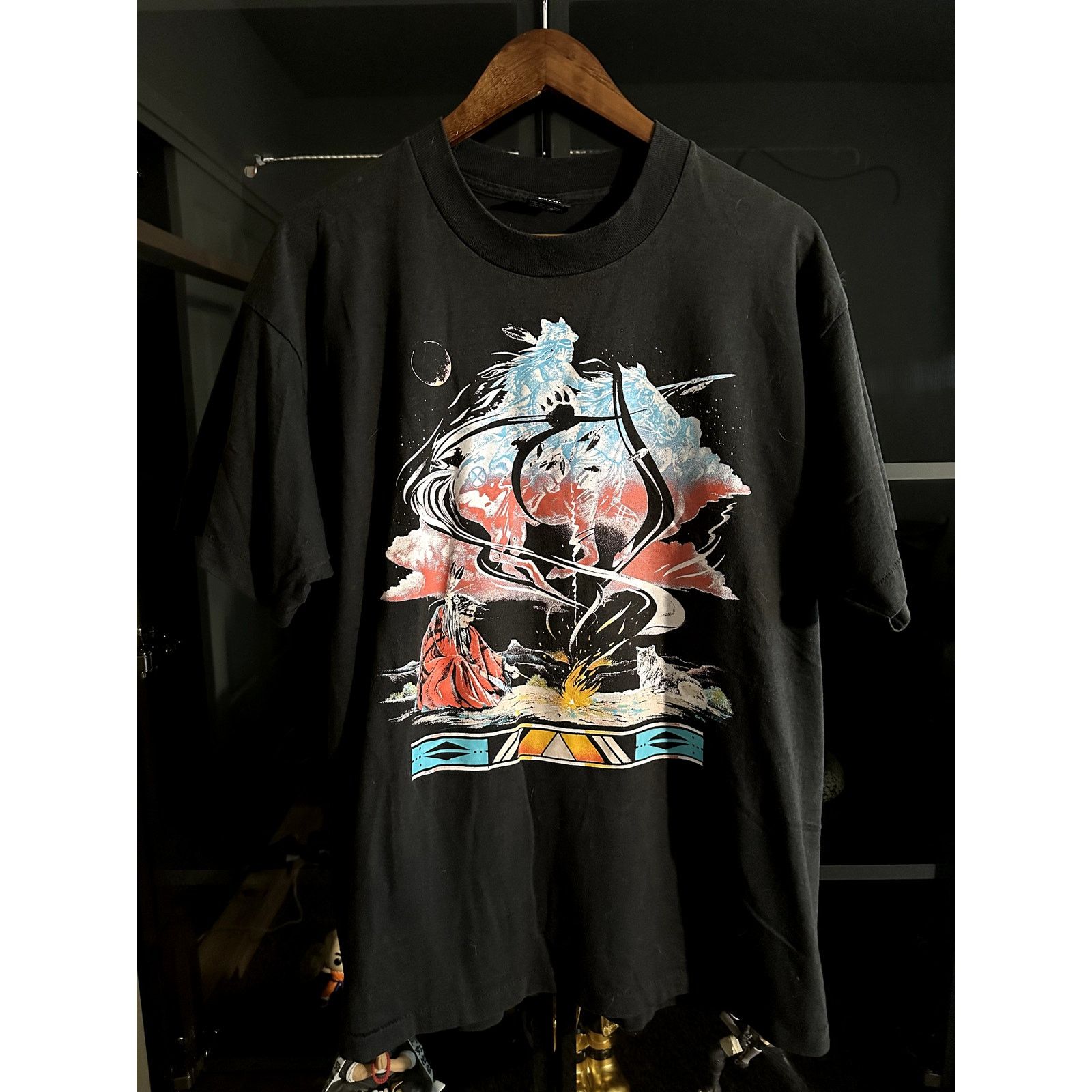 Fruit Of The Loom Vintage '91 Rag Tops Warrior Spirit T-shirt Size XL Size US XL / EU 56 / 4 - 1 Thumbnail