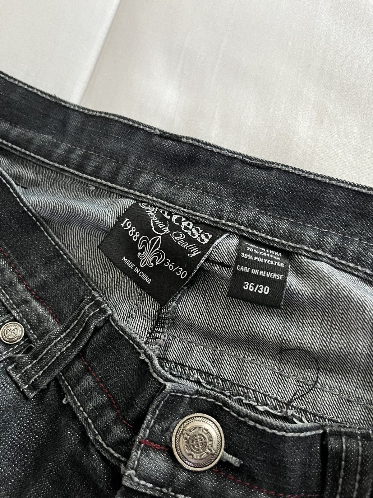 Japanese Brand × Vintage Baggy Y2k Jeans Size US 36 / EU 52 - 2 Thumbnail