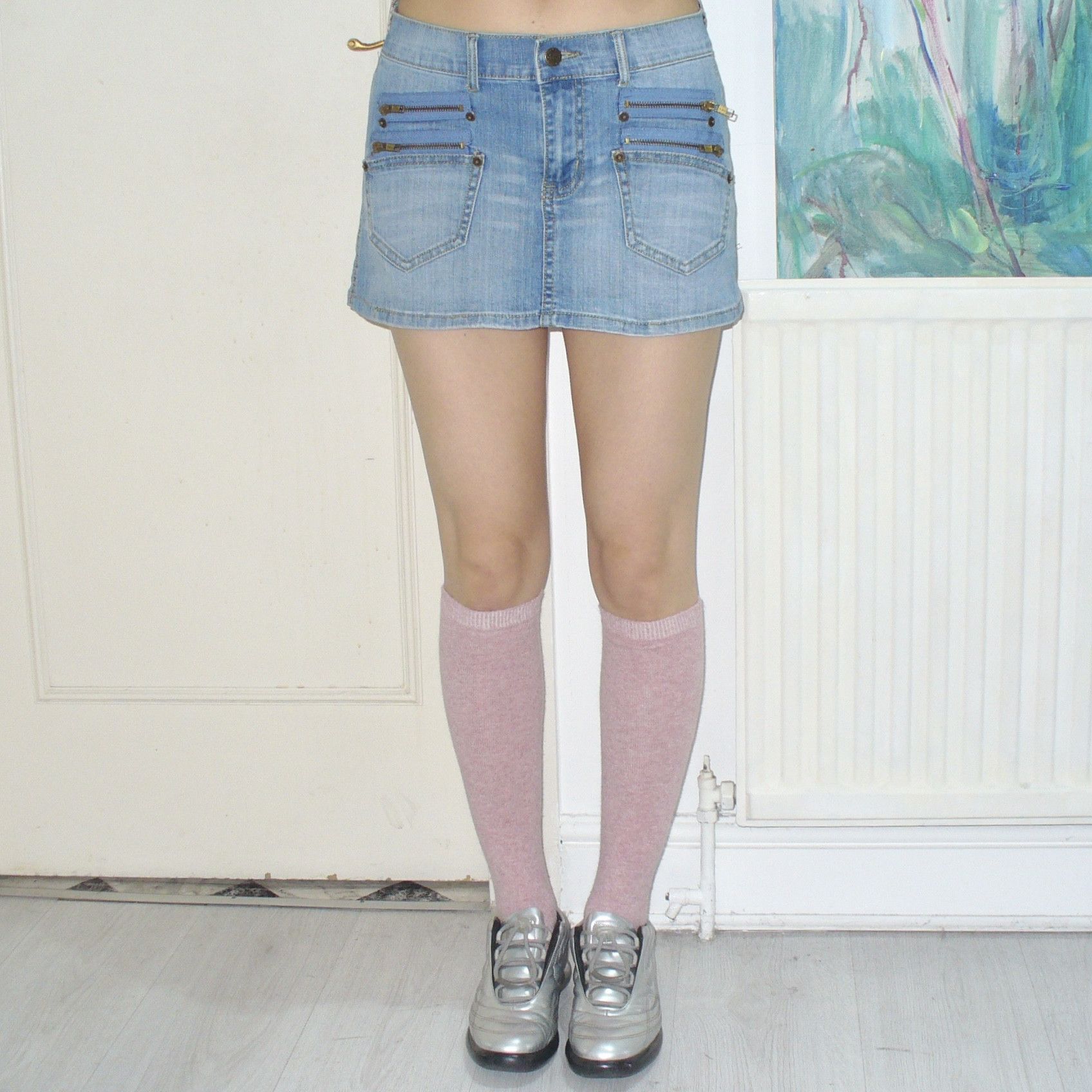 Other Hello Kitty denim mini skirt Size 26" / US 2 / IT 38 - 1 Thumbnail