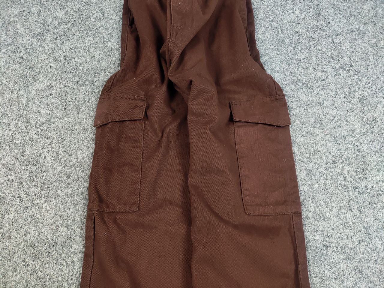 Japanese Brand Vintage 90's Japanese Brown Beggy Cargo Pants Y2K Hype Style Size US 30 / EU 46 - 8 Thumbnail