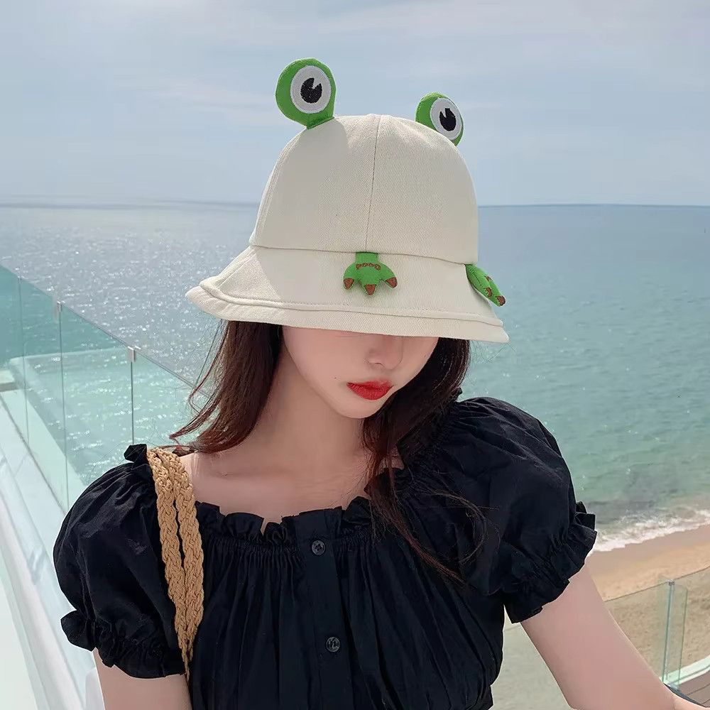 Other Funny frog Fishing Hunting Cap Bucket Hat Size ONE SIZE - 4 Thumbnail