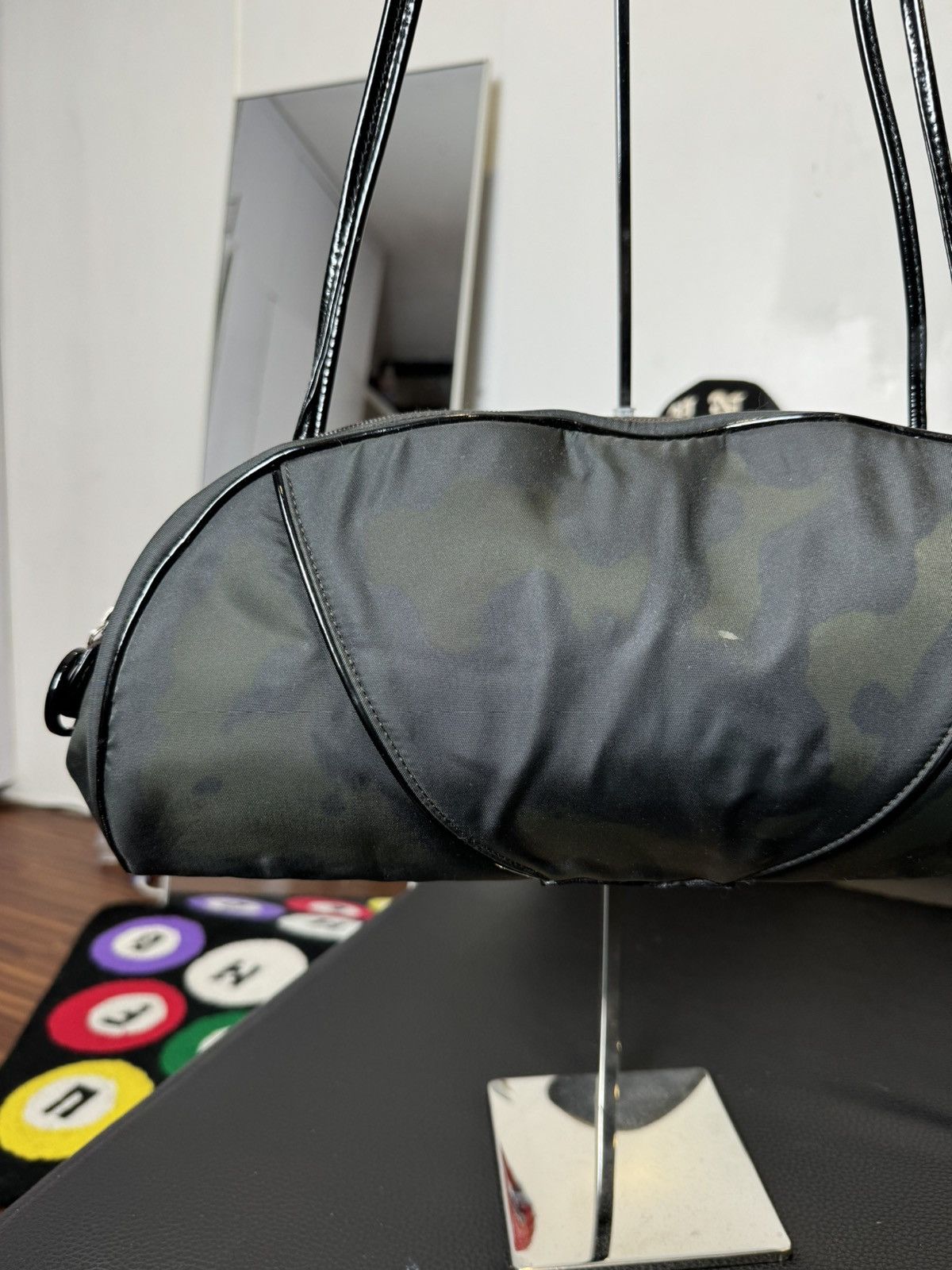 Dior Dior Black Nylon Shoulder Bag John Galliano 2001 Size ONE SIZE - 4 Thumbnail