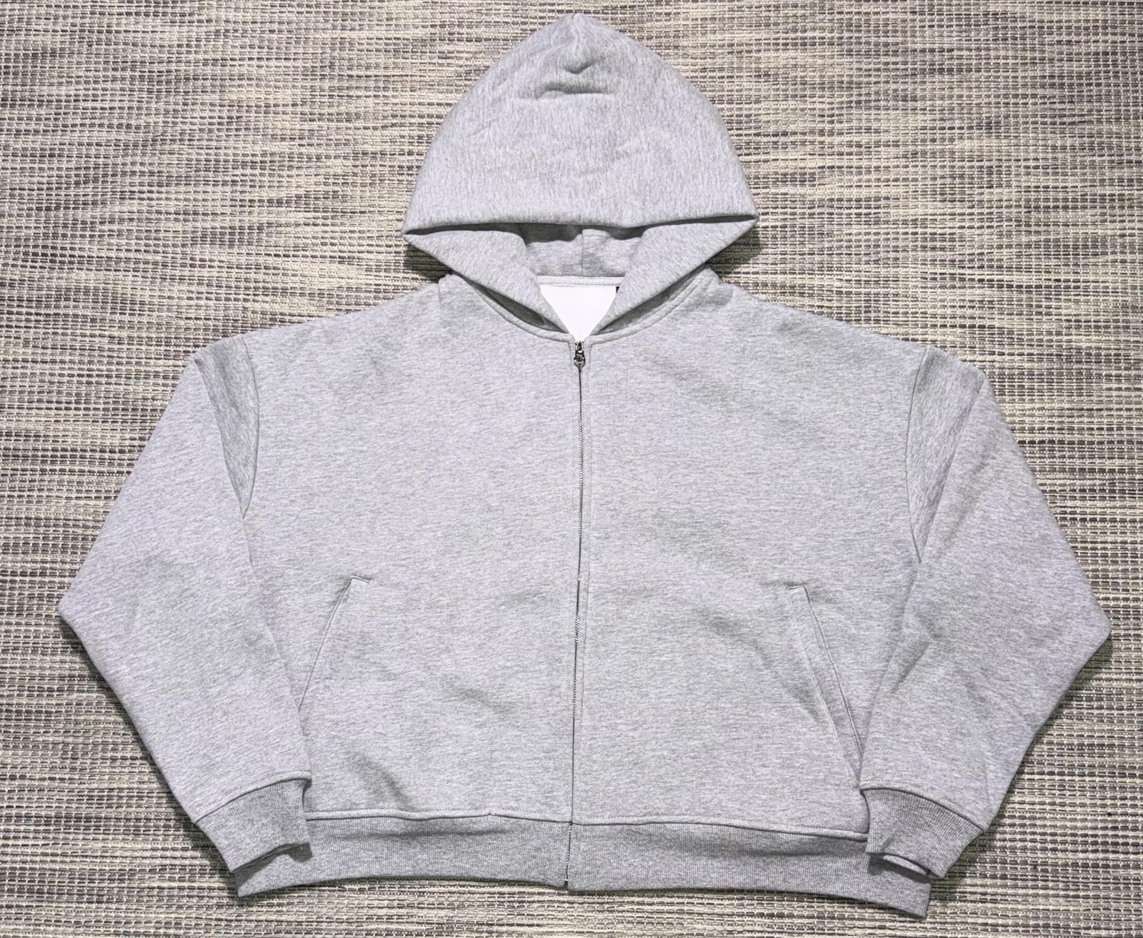 HMDD HMDD Heather Grey Blank Men's Zip Up Hoodie Size US XS / EU 42 / 0 - 1 Thumbnail
