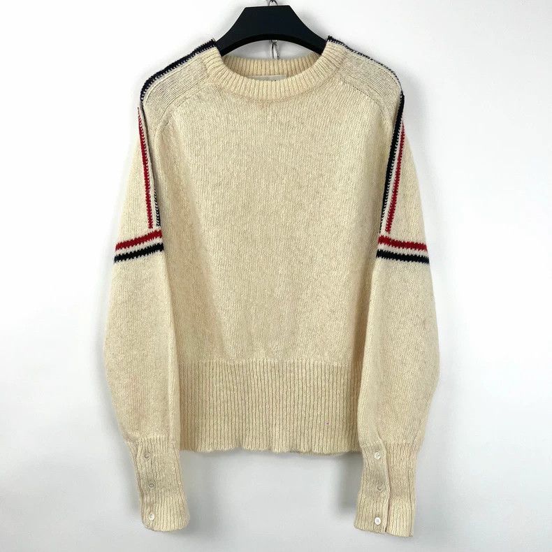 Thom Browne Thom browne Knitted sweater with arm stripe 2503-Nextarrow Size US XS / EU 42 / 0 - 1 Thumbnail