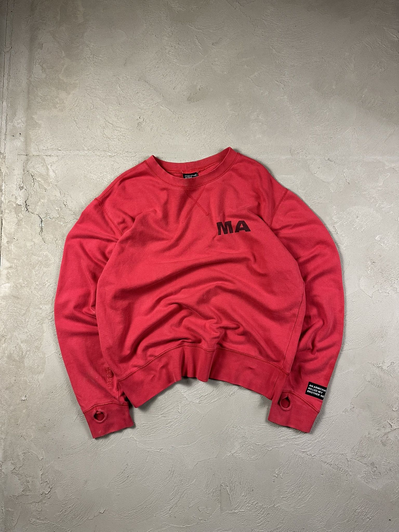 Designer × Marshall Artist Vintage Y2k Marshall Artist Logo Boxy Crewneck Size US L / EU 52-54 / 3 - 1 Thumbnail