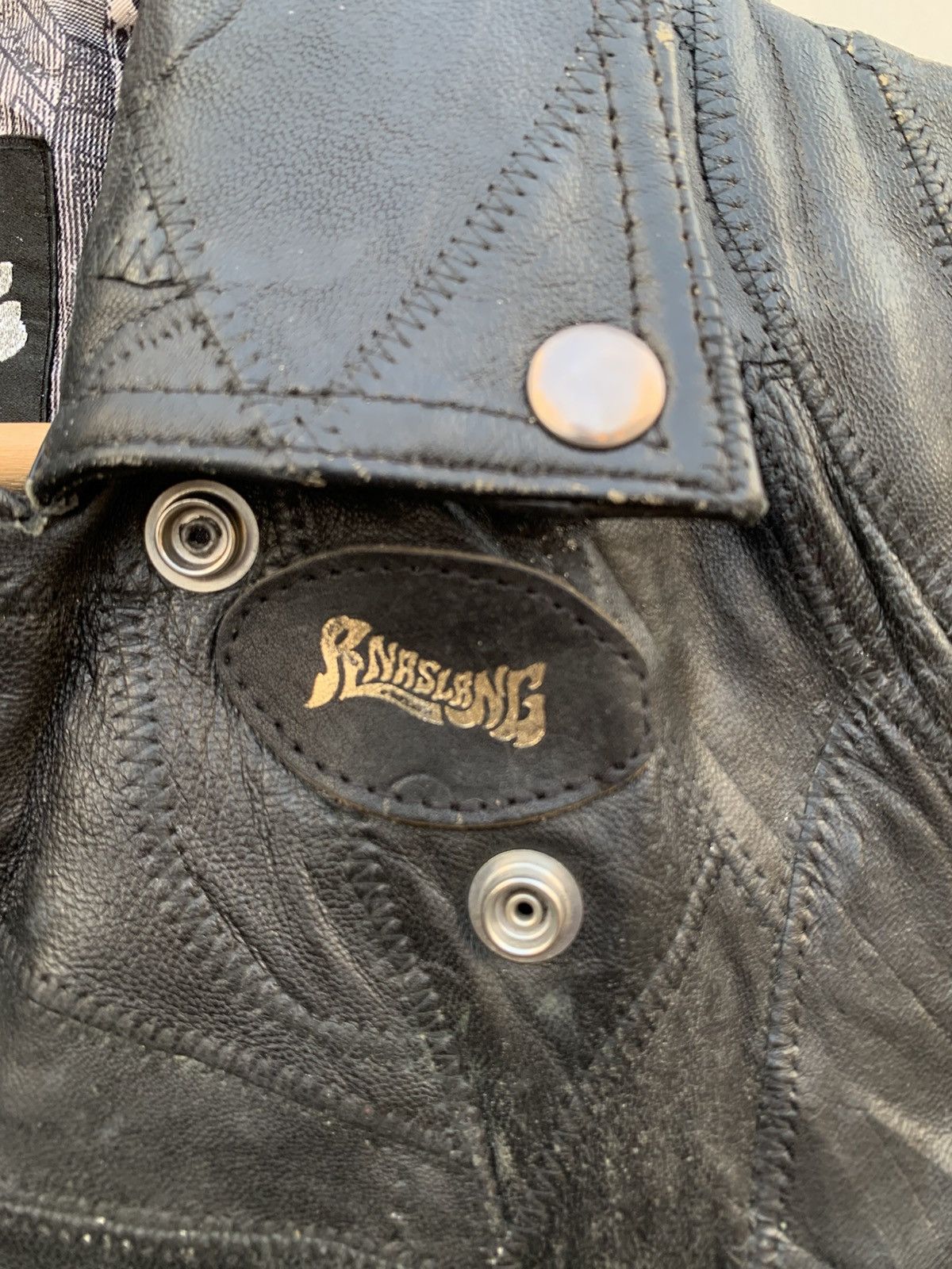 14th Addiction Vintage Japanese Brand Anaslang RNA Inc Leather Jacket Size US M / EU 48-50 / 2 - 15 Thumbnail