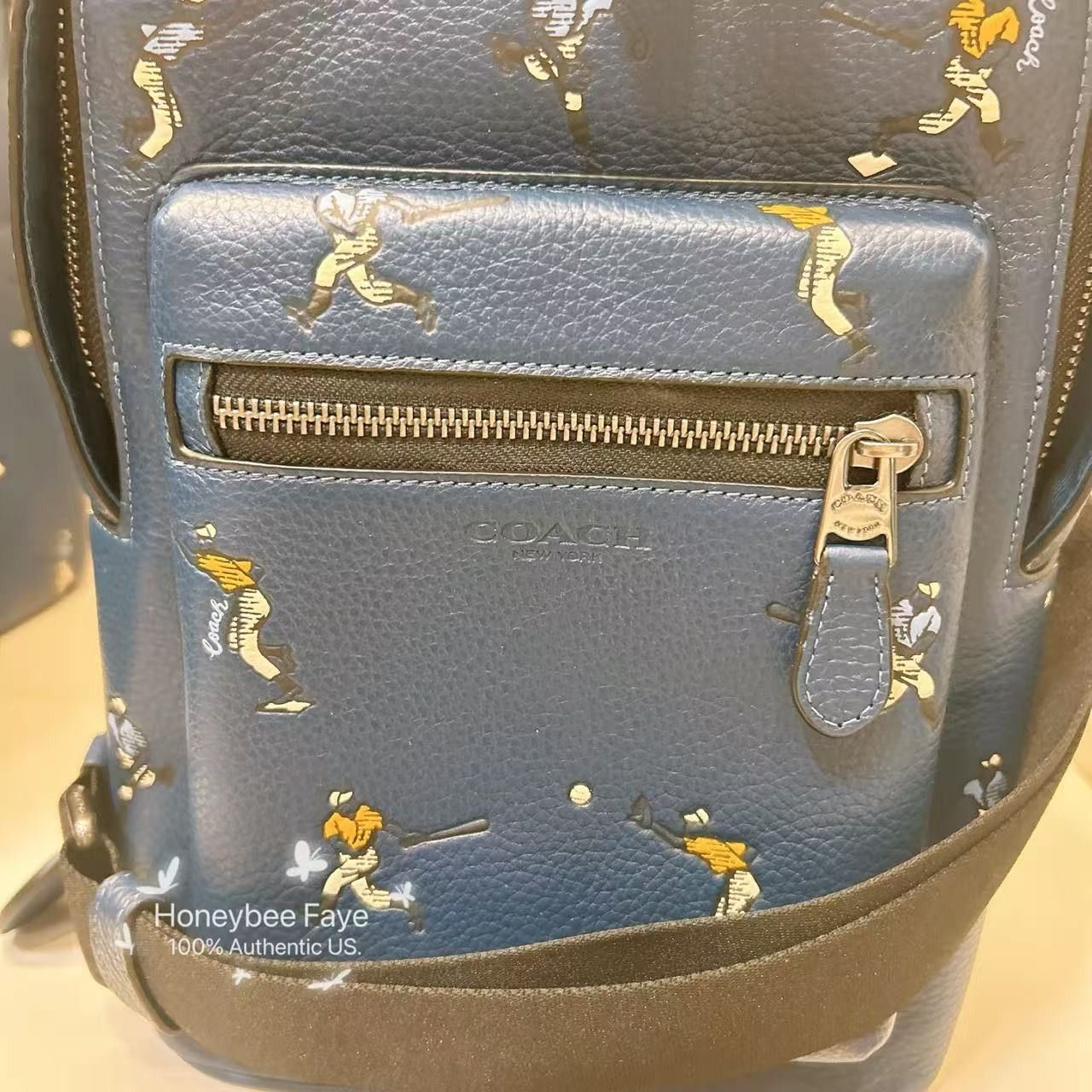 Coach West Pack With Baseball Print CAX48 Size ONE SIZE - 3 Thumbnail