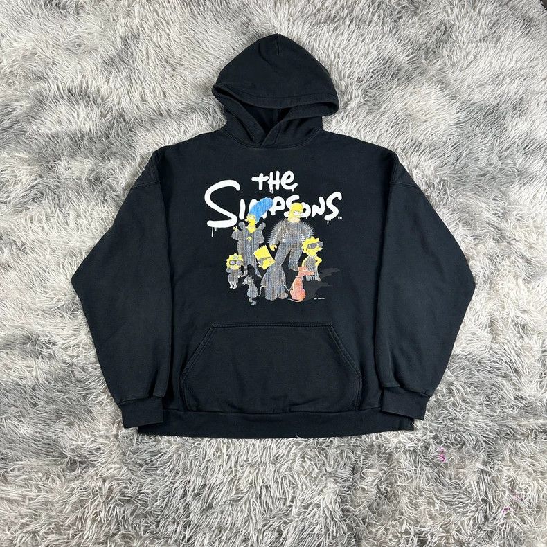 Balenciaga Balenciaga Simpsons printed logo sweater Size US M / EU 48-50 / 2 - 1 Thumbnail