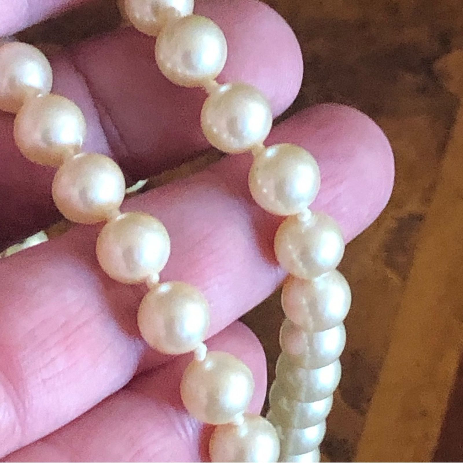 Vintage Vintage double strand classic cream pearl necklace Size ONE SIZE - 8 Thumbnail