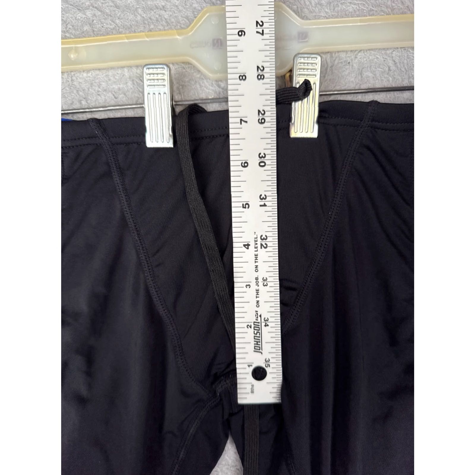 Vintage TYR Mens Jammer Swim Bottom 28 Blue Green Black - Competition Training Quick Dry Lightweight Lined Elastic Waist Polyester Spandex Size US 28 / EU 44 - 7 Thumbnail