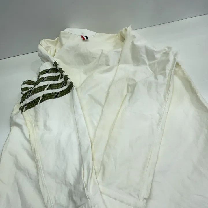 Thom Browne Thom Browne White Long Sleeve Shirt -2507 Size US S / EU 44-46 / 1 - 4 Thumbnail