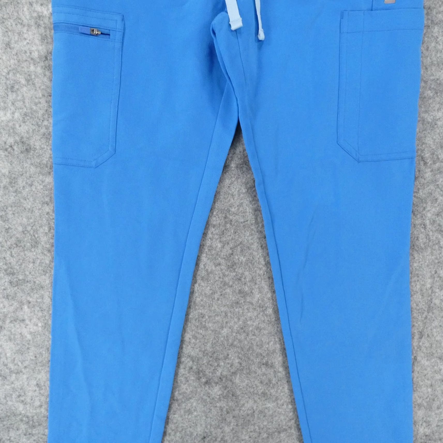 Vintage FIGS Scrub Pants Womens XS Blue Drawstring Size 26" / US 2 / IT 38 - 4 Thumbnail